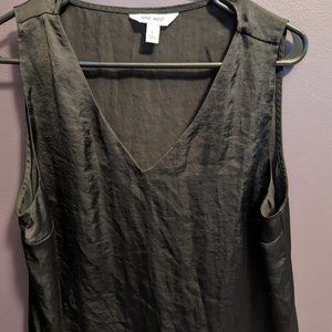 Nine West V-Neck Satin Tank